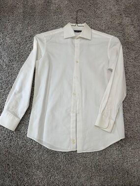 Michael Kors White Button-Down Dress Shirt